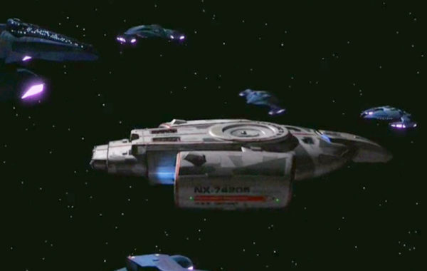 Surrounded by Jem’Hadar Ships