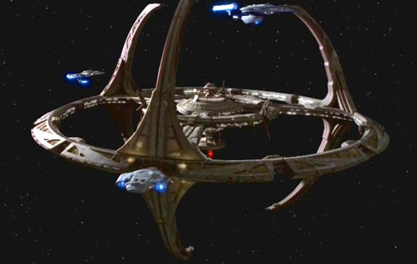 Docked at DS9 – Very Far Away Aft View