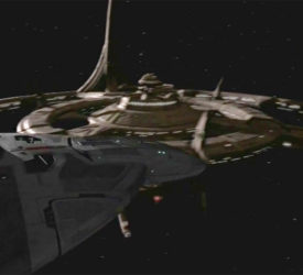 Departing DS9 For Last Time